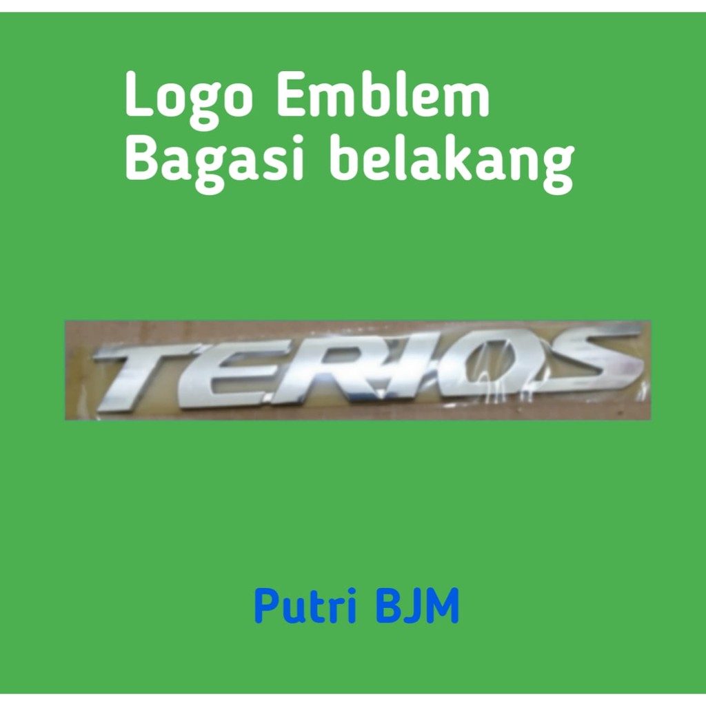 Logo Daihatsu TERIOS phía sau