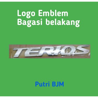 Logo daihatsu terios phía sau