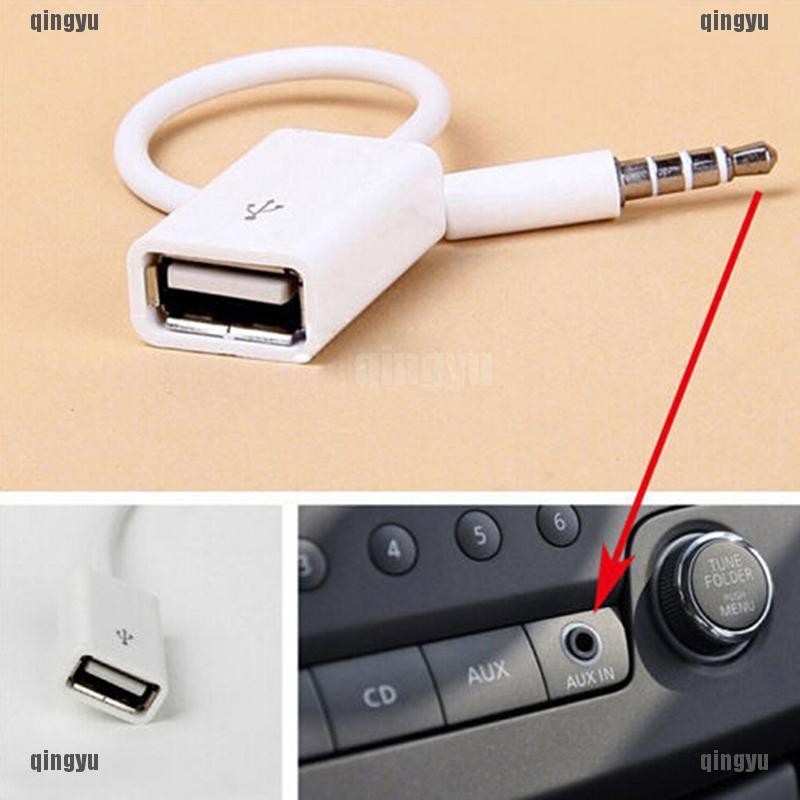 Jack cắm chuyển đổi từ 3.5mm AUX Audio sang USB 2.0