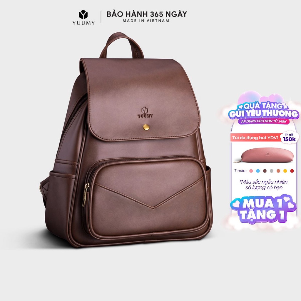 Balo nữ đa năng YUUMY Mellow YBA27 phong cách hiện đại phù hợp đi học, đi chơi