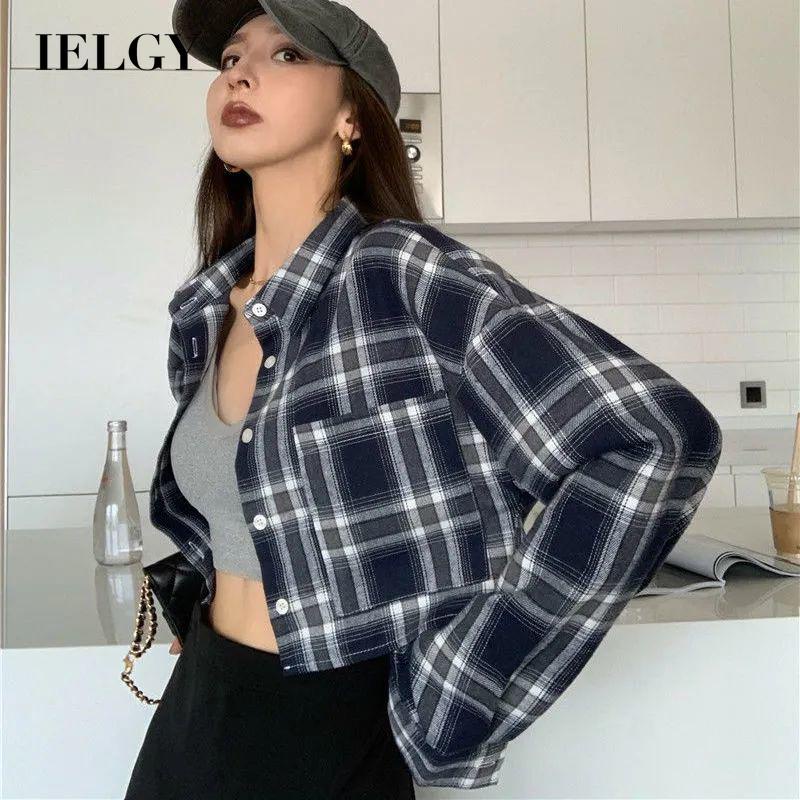 Áo Sơ Mi Tay Dài Dáng Rộng Họa Tiết Kẻ Sọc Thời Trang Sang Trọng Cho Nữ