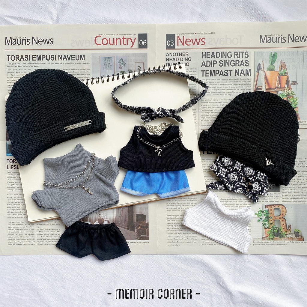 Outfit Doll 15cm 20cm - Bộ đồ Rock & Roll