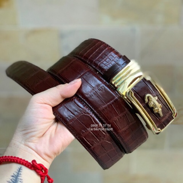 Dây thắt lưng da cá sấu size 3.5