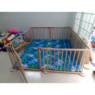 Cũi 3D tạo khu vực chơi cho bé