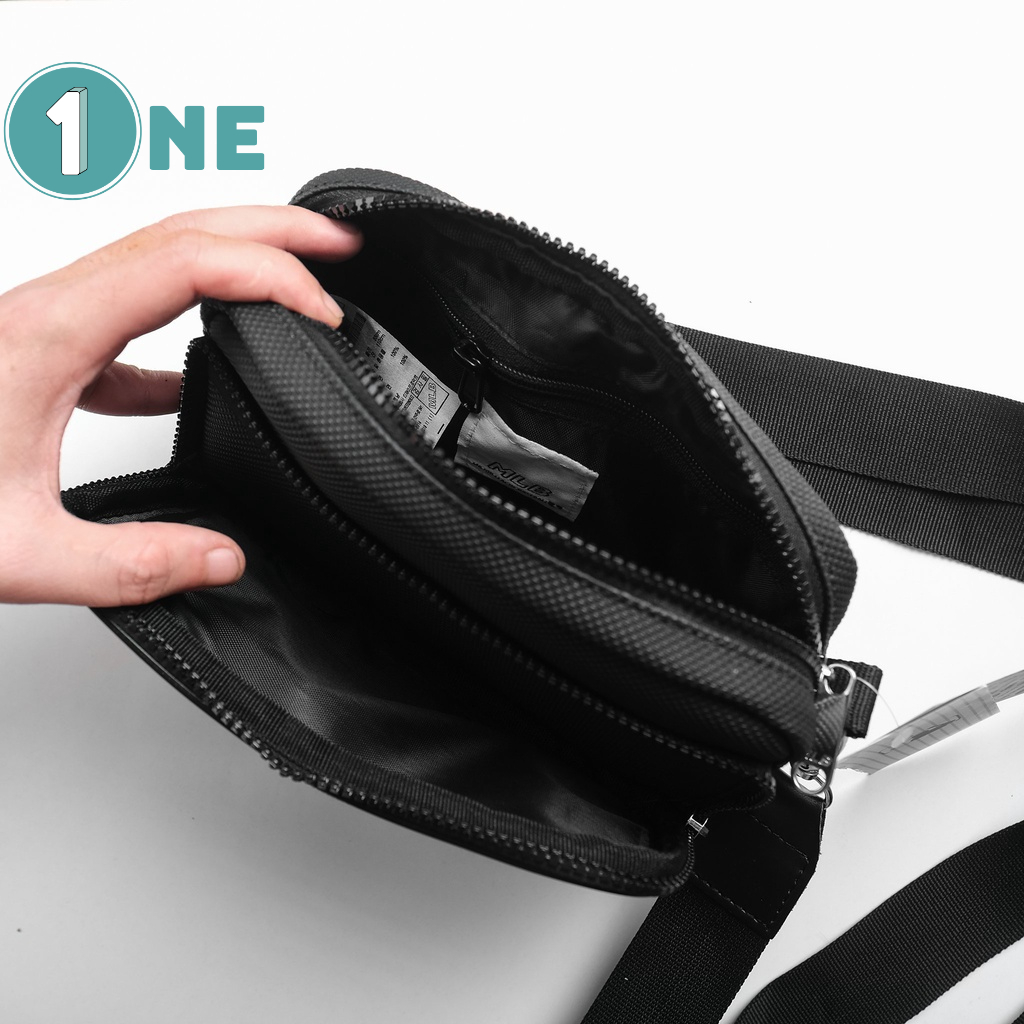 ( Chuẩn Hãng ) Túi Đeo Chéo Nam MLB NY Bag Black Full Tag Mac