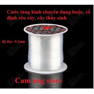 Cước buộc rêu dày 0.2mm- Cước tàng hình sử dụng buộc, cố định rêu, ráy, cây thủy sinh