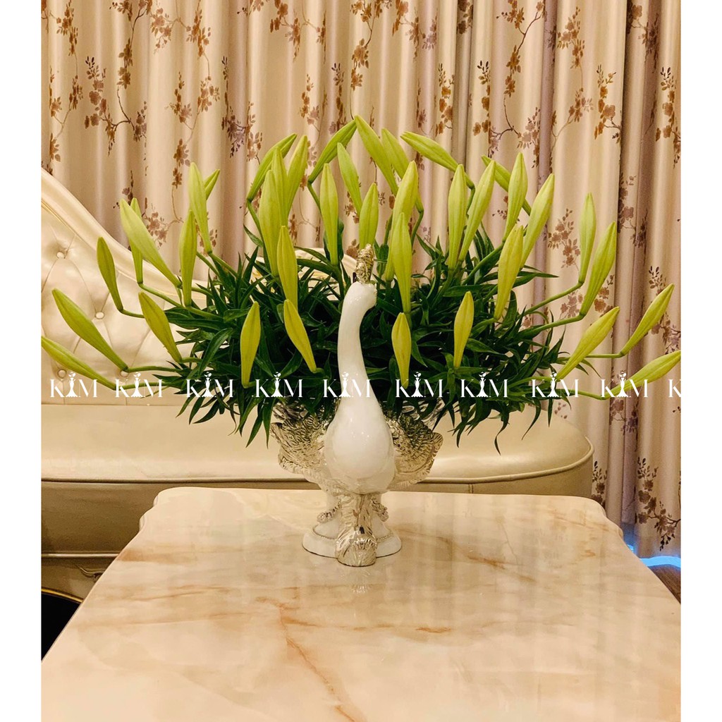 Bình cắm hoa hình công cao cấp