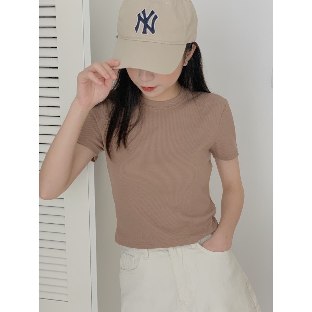 [Mã WASKT304 giảm 15% tối đa 30K đơn 99K] áo thun tăm ngắn tay AP480 1994closet | BigBuy360 - bigbuy360.vn