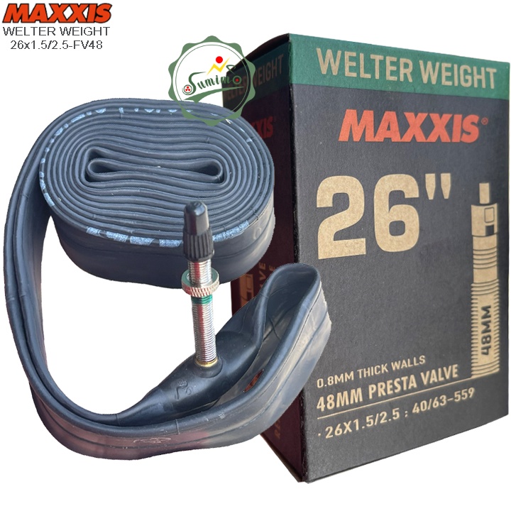 Ruột xe đạp - Săm MAXXIS Welter Weight 26x1.5/2.5 Presta Valve - Chính hãng