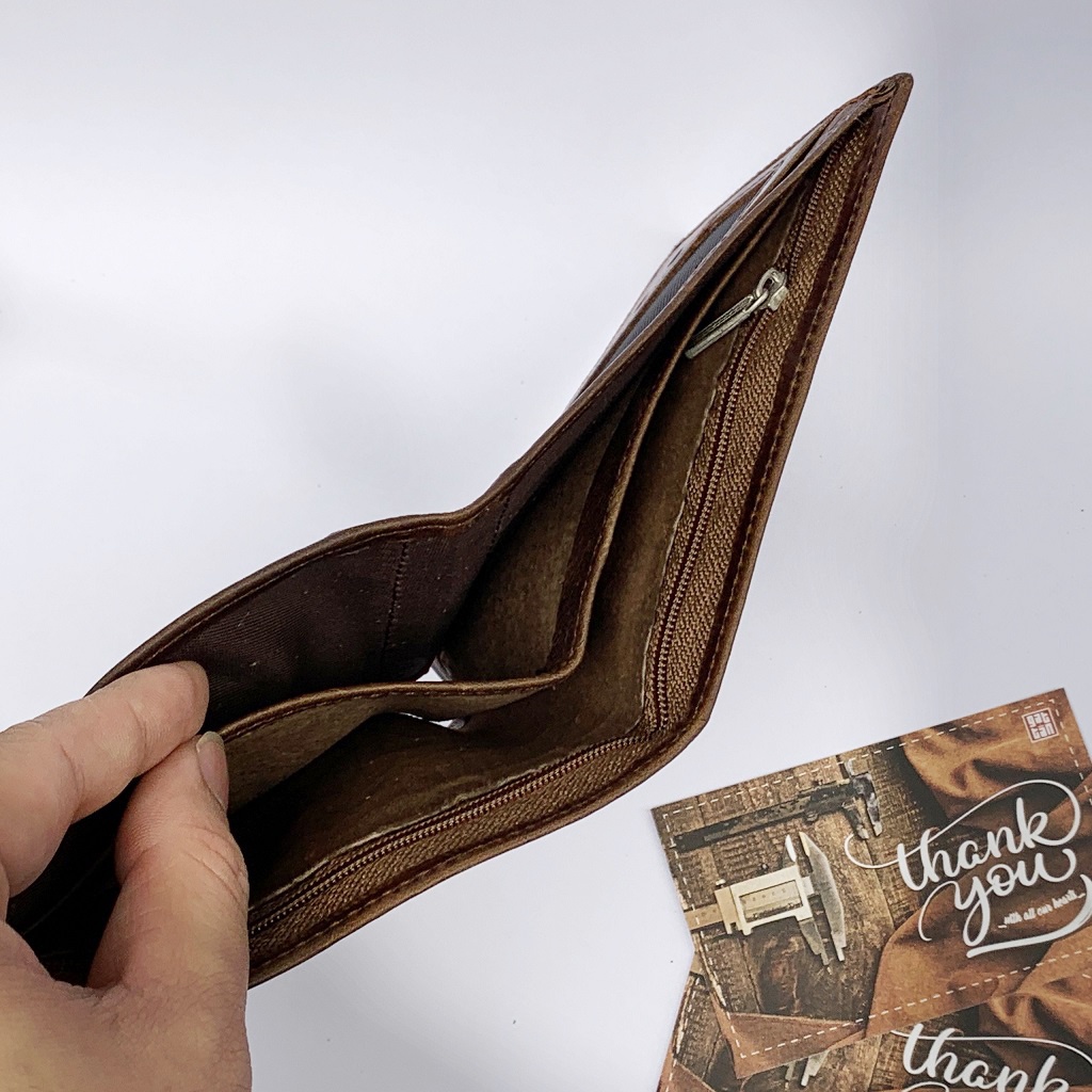 Ví nam da bò cao cấp - Đựng Vừa Giấy Tờ Xe Tiện Lợi - Gạt Tàn Store