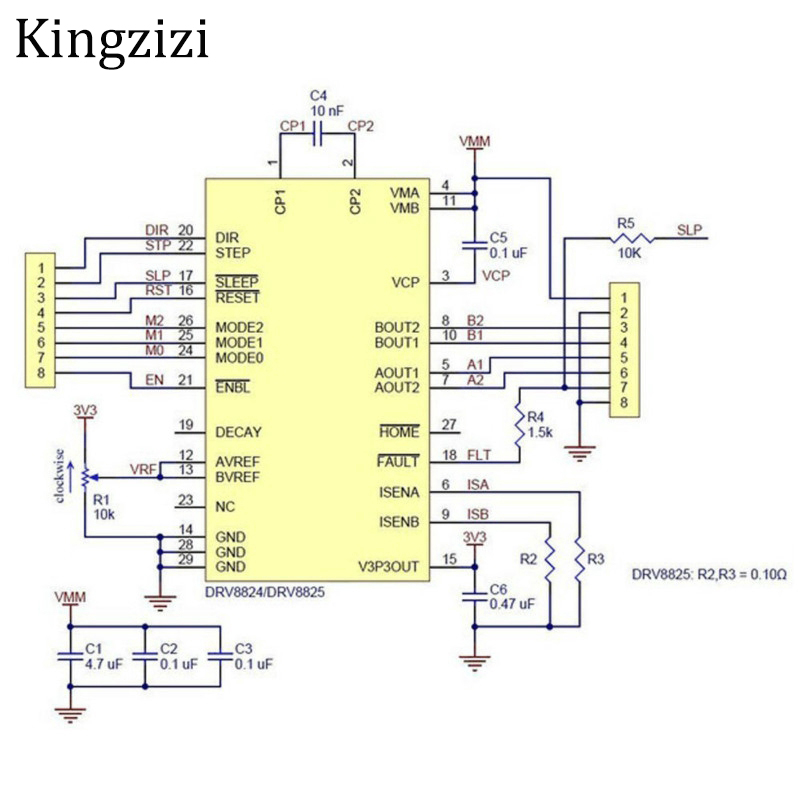 Driver điều khiển động cơ bước A4988, DRV8825 cho Máy in 3D