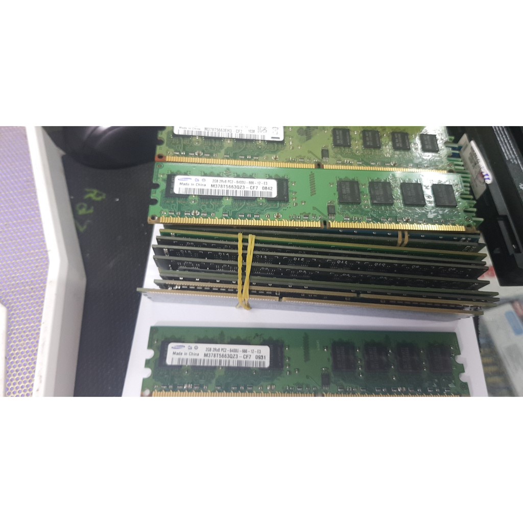đảm bảo☃Ram ddr2 2gb buss 800 dùng cho máy tính để bàn