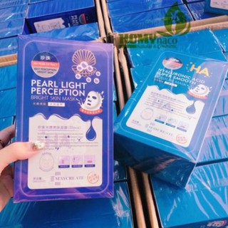 HỘP 20 MIẾNG MẶT NẠ HA CẤP NƯỚC MAYCREATE- SỈ HA TÍM XANH