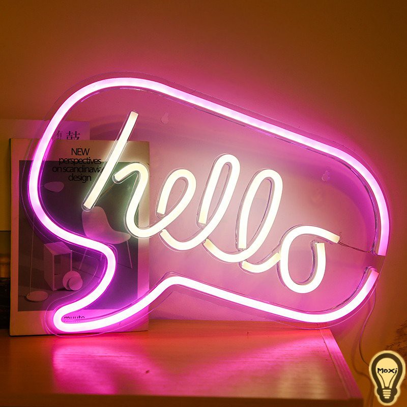 [ Có Sẵn ] Đèn LED Neon Decor Phòng Ngủ - Thích Hợp Decor Quán Bar Chill, Tiệm Cà Phê, Nhà Hàng, Homestay