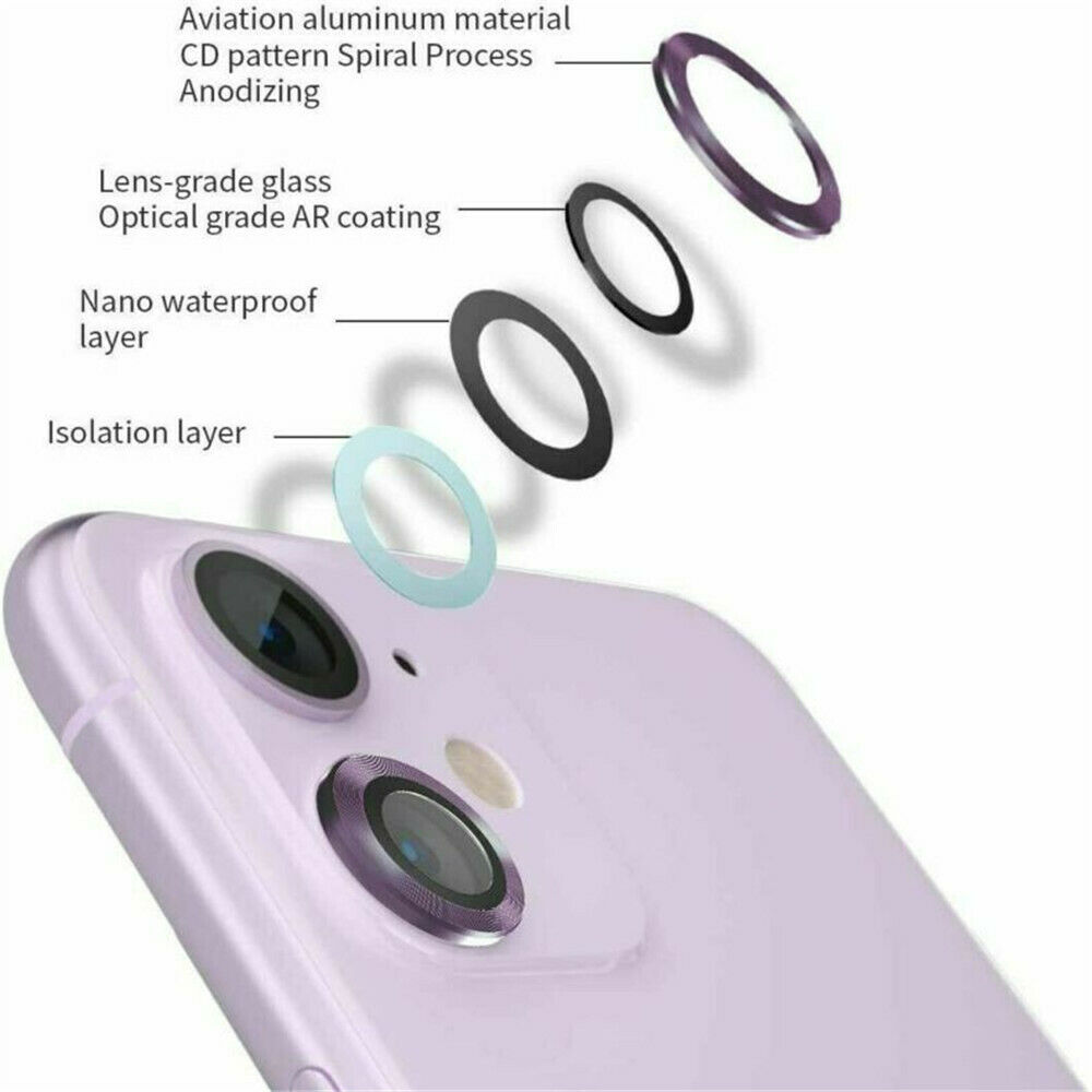 Kính cường lực bảo vệ ống kính máy ảnh thích hợp cho Iphone 11 12 Mini Pro Max