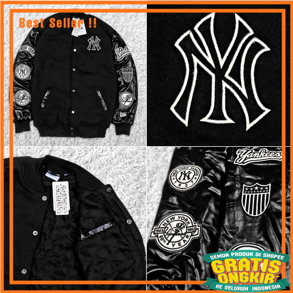 Áo Khoác Bóng Chày Kiểu Hàn Quốc Cao Cấp Thịnh Hành Cao Cấp Mới ERA MLB YORK YANKEES NY