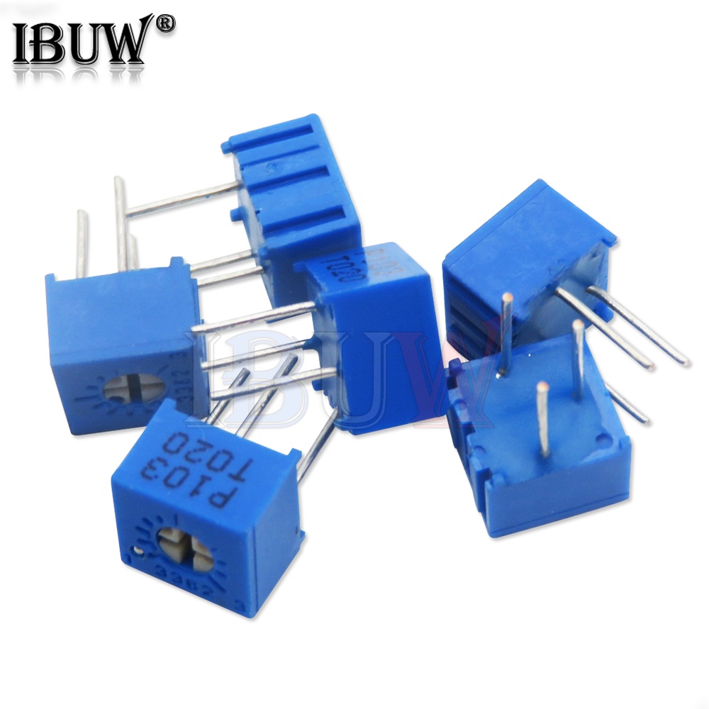 Bộ 10 Chiết Áp 3362P 101 201 501 102 202 502 103 3362 500R 1K 2K 5K 10K 20K 50K 100K Cao Cấp