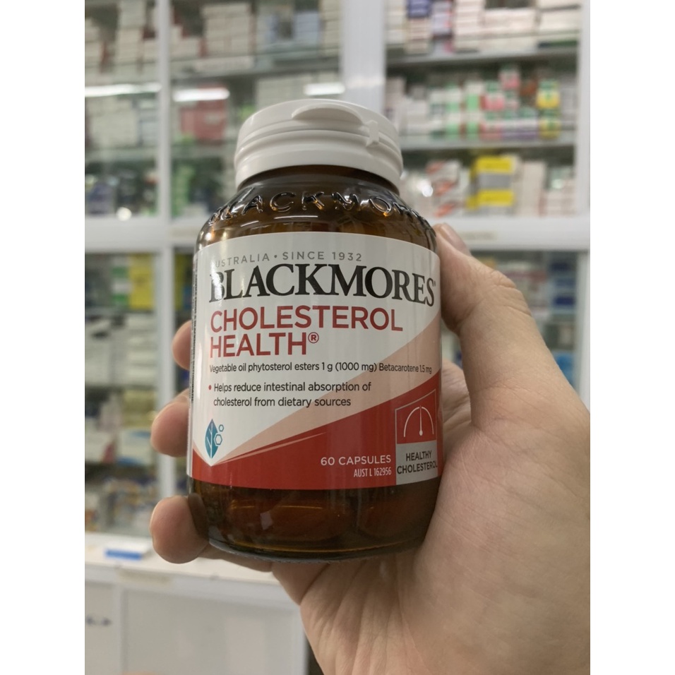 Viên uống giảm mỡ máu Blackmores Cholesterol Health 60 viên
