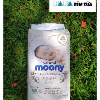 [HCM] TÃ MOONY NATURAL DÁN/ QUẦN ĐỦ SIZE NB63/ S58/M48/M46/L36/L38/XL32