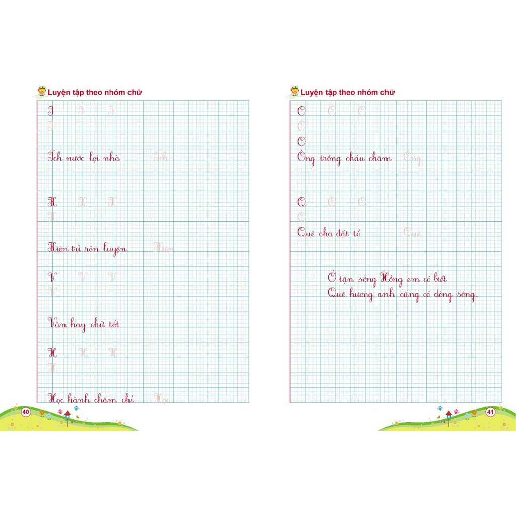 Sách Tập Viết Chữ Hoa - Cỡ Nhỏ, Theo Nhóm