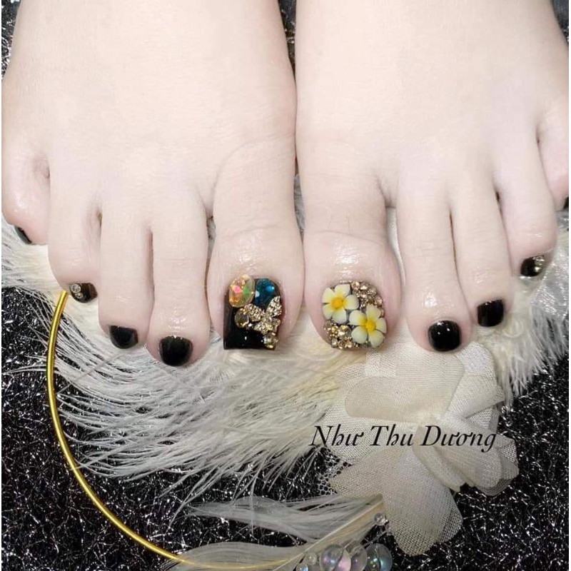 Hoa bột -hướng dương nn ôm móng