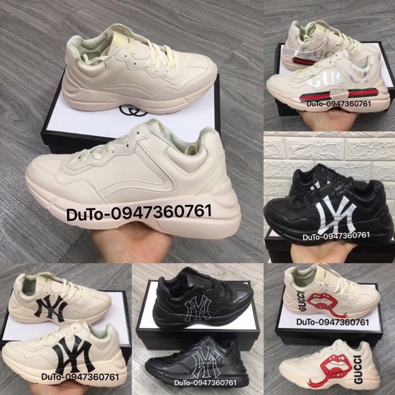 Giày thể thao NY, MÔI, sóng, chuột mickey đủ màu size 36->44