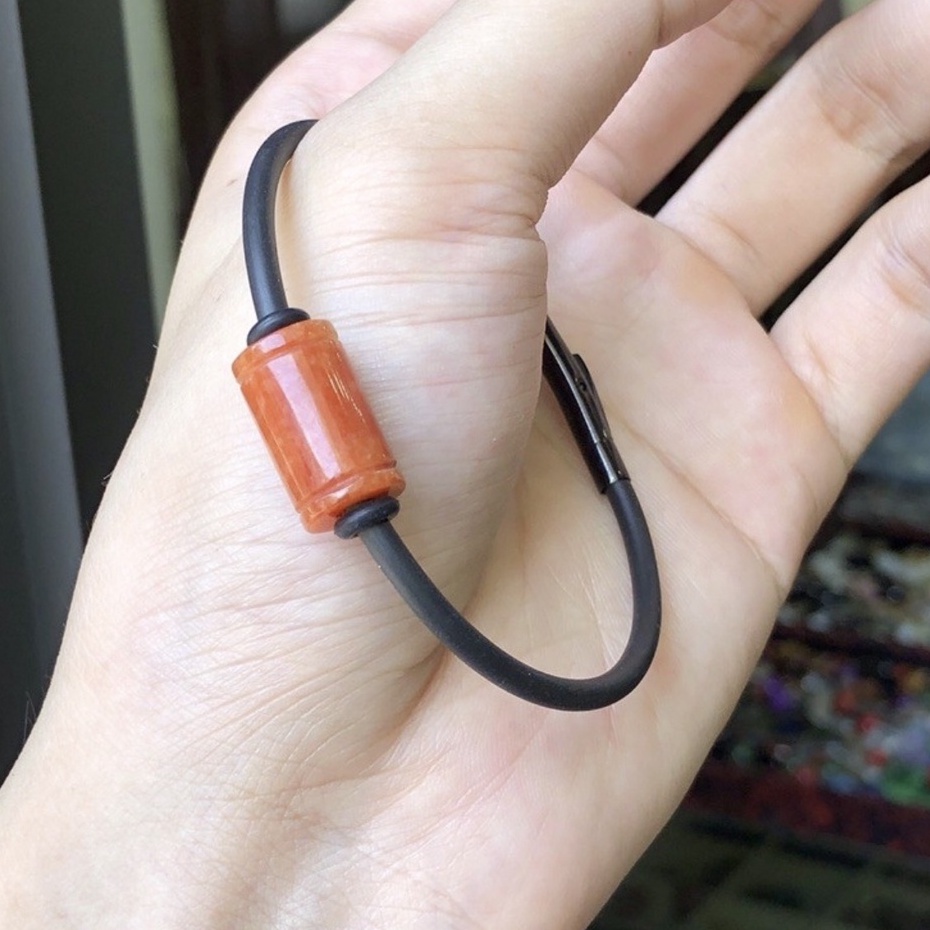 Vòng Tay Lu Thống Ngọc Huyết | GemStone - Phong Thuỷ Cho Bạn