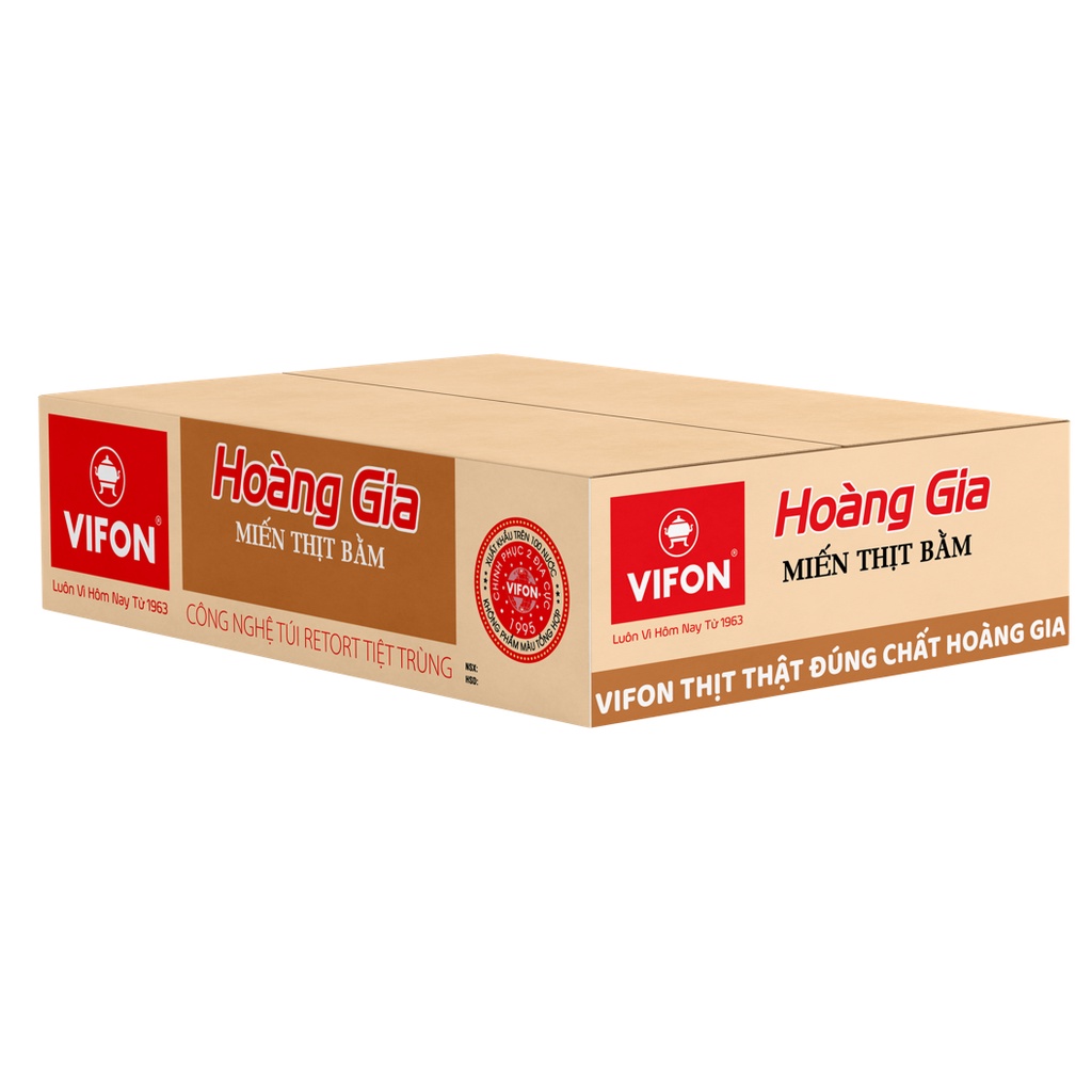 [Thùng 18 Gói] Hoàng Gia Miến Thịt Bằm VIFON 105g