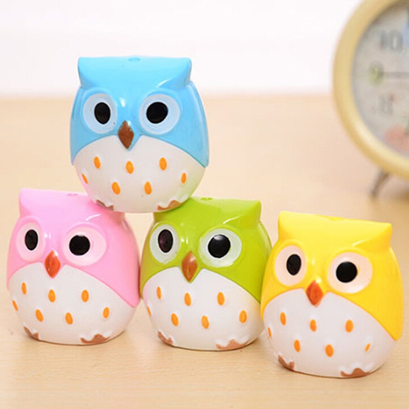 Đồ Chuốt Bút Chì Cầm Tay Hình Chim Cú Dễ Thương