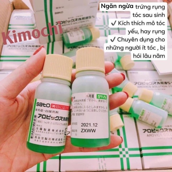 ♥𝑭𝑹𝑬𝑬𝑺𝑯𝑰𝑷♥ Tinh Chất Hỗ Trợ Mọc Tóc SATO Thảo Dược Nhật Bản - 30ml