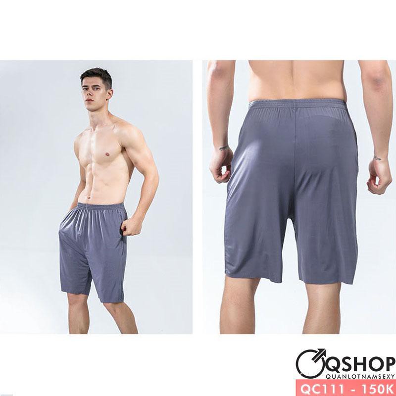 QUẦN NGỦ NAM THUN LỤA QC111
