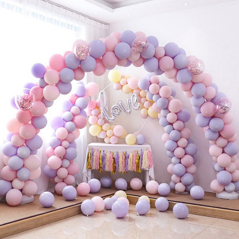 Bong bóng màu bánh Macaron siêu đẹp dùng để trang trí sinh nhật, tiệc thôi nôi, sự kiện, đám cưới