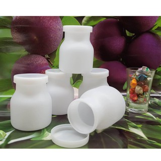 Hủ yaourt nhựa có nắp đậy dung tích 100ml  lô 5 cái