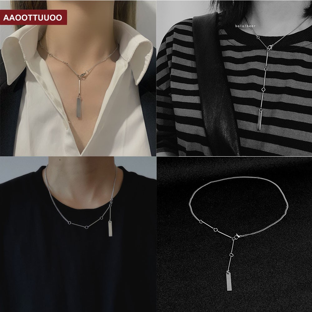 Vòng Cổ Choker Bằng Thép Không Gỉ Cá Tính Cho Nữ
