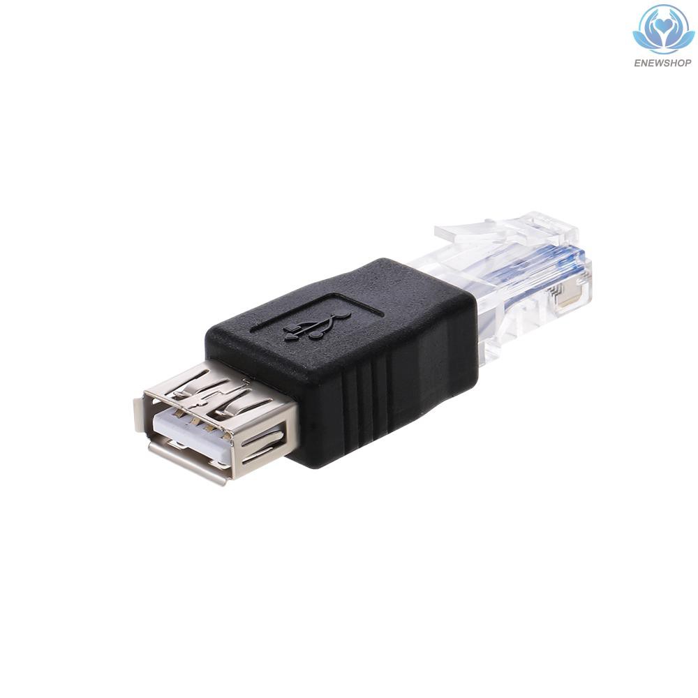 Đầu Chuyển Đổi Usb Sang Rj45 2.0 Cái Sang Ethernet Rj45 Male