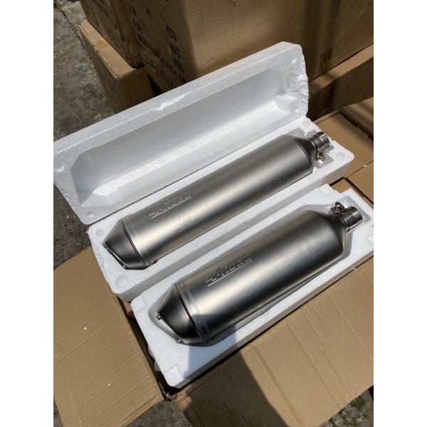 Pô 4Road mẫu 2008 Form dài - ngắn cho xe Vario/Click/SH/Visson/AB