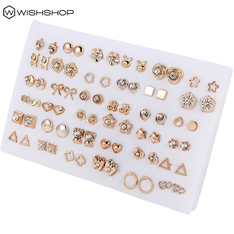 Set 36 /18 đôi bông tai nhiều mẫu mã thời trang cho nữ