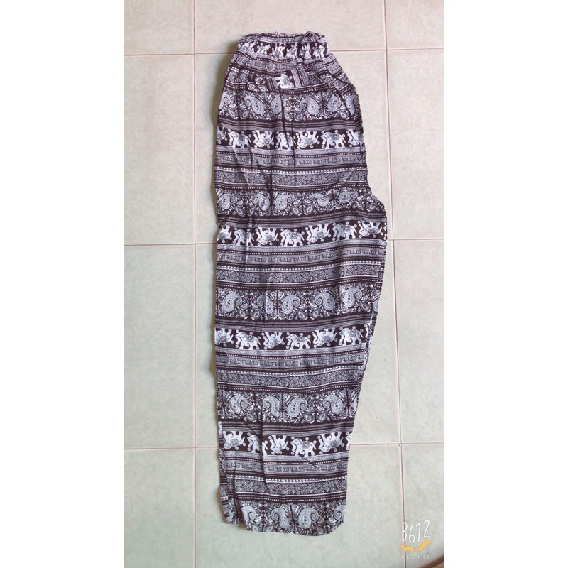 [size 3/75-90ky]Quần alibaba quần baggy có 2 túi 2 bên size to bigsize