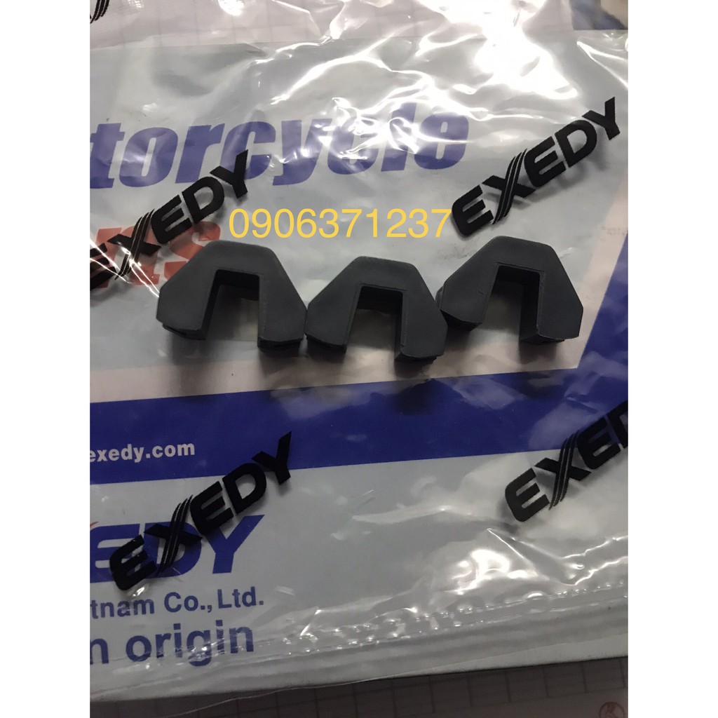 Bộ cao su trượt nồi trước các dòng xe Ab110/ Click 110/ Vision/ Lead110/ Scr hiệu Exedy (phụ tùng chính hiệu)