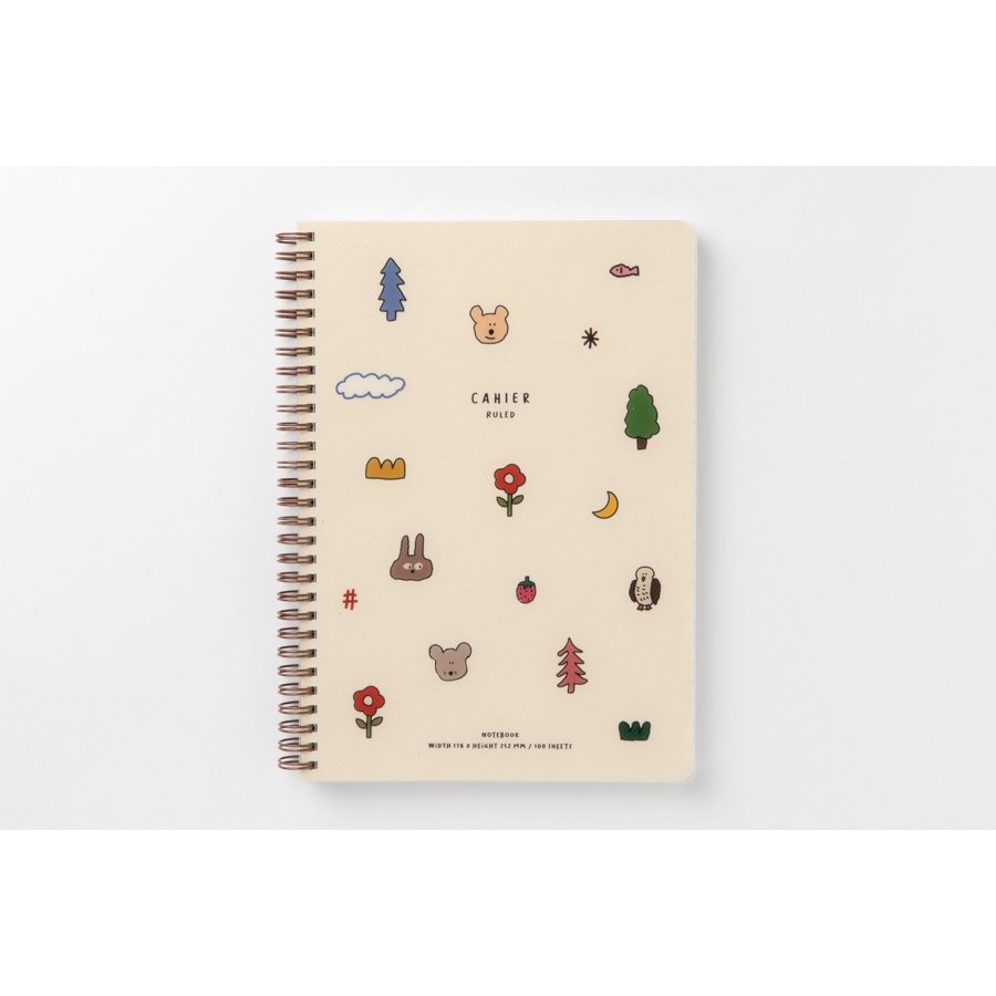 [ARTBOX] Sổ lò xo ghi chép ARTBOX bìa PP họa tiết thiên nhiên