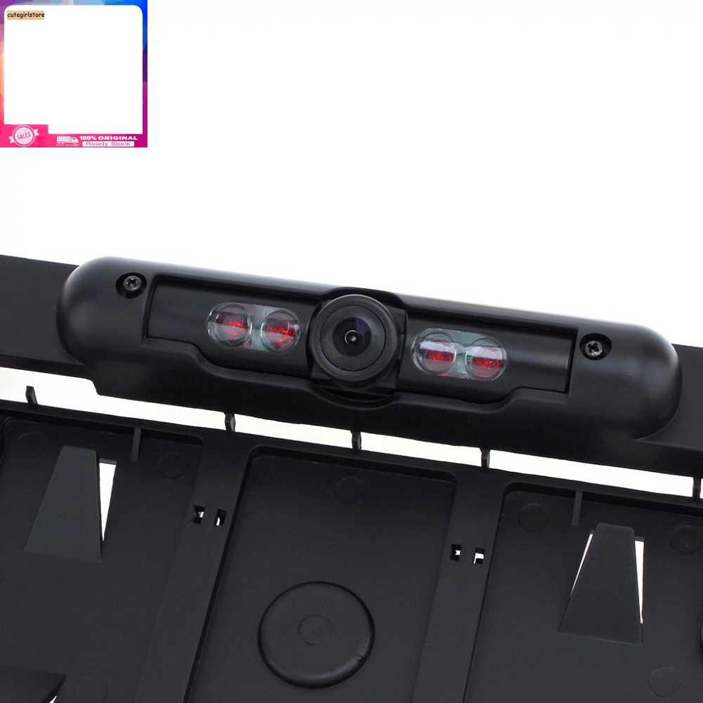 Camera chiếu hậu 4 đèn LED hồng ngoại dễ thương cho xe hơi | BigBuy360 - bigbuy360.vn