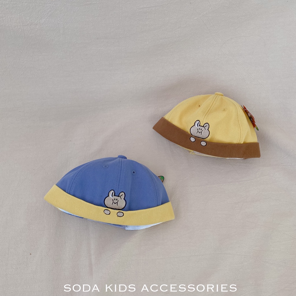 ( ẢNH THẬT ) mũ vải tròn thỏ béo