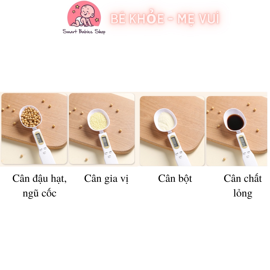 Cân điện tử tiểu ly dạng thìa, muỗng 500g/0.1