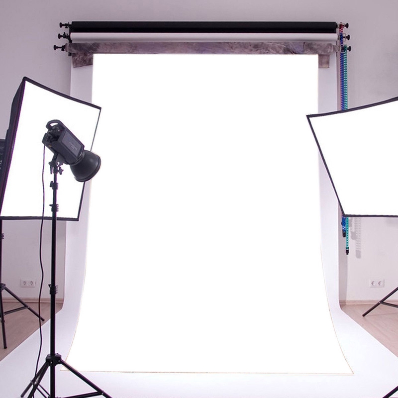 Solid White Vinyl Photography Backdrop Cloth Studio Photo Background Props 3*5Ft