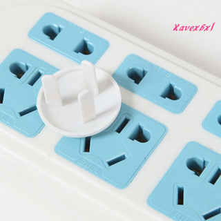 Set 5 Nút Bịt Ổ Cắm Điện 2 / 3 Chấu Bảo Vệ An Toàn Cho Bé
