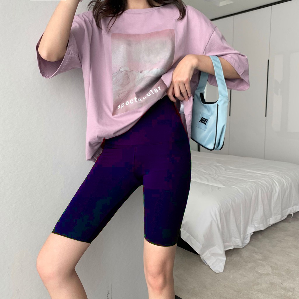 Quần legging lửng Nữ Co giãn 4 chiều siêu hack dáng, Legging nâng mông nữ