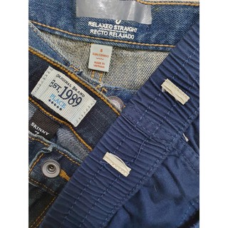 Quần short jean bé trai.