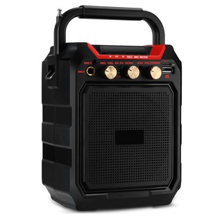 Loa bluetooth K99 âm thanh sống động. Loa hát karaoke- cắm đc 2 mic hát