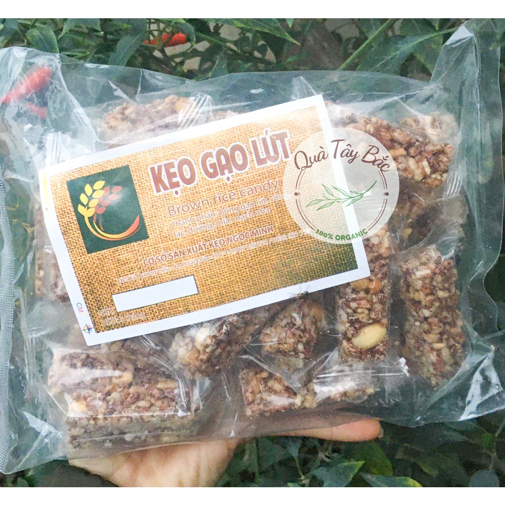 Kẹo gạo lứt ăn kiêng, tốt cho sức khỏe gói 500g