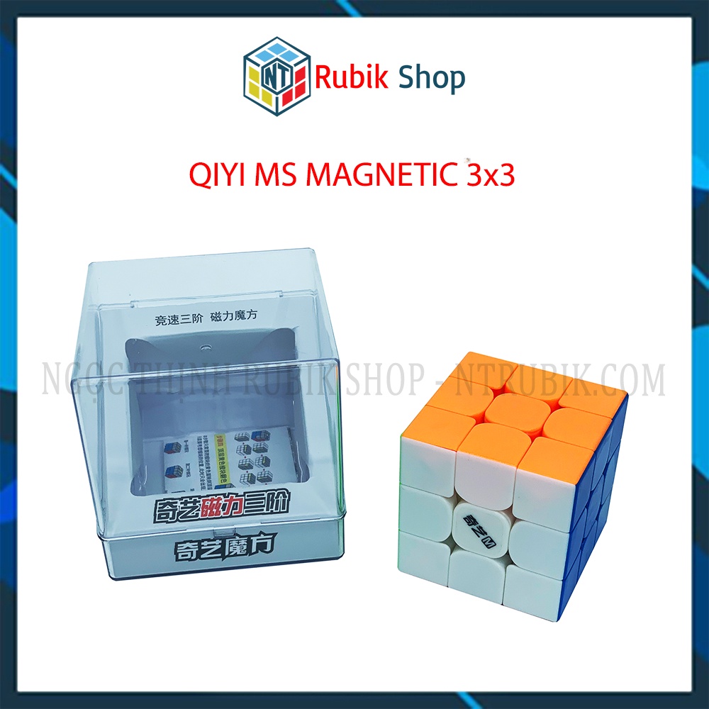 [Siêu hot] Rubik 3x3x3 QiYi MS Magnetic 2020 stickerless (Có nam Châm- Hãng Mod M)